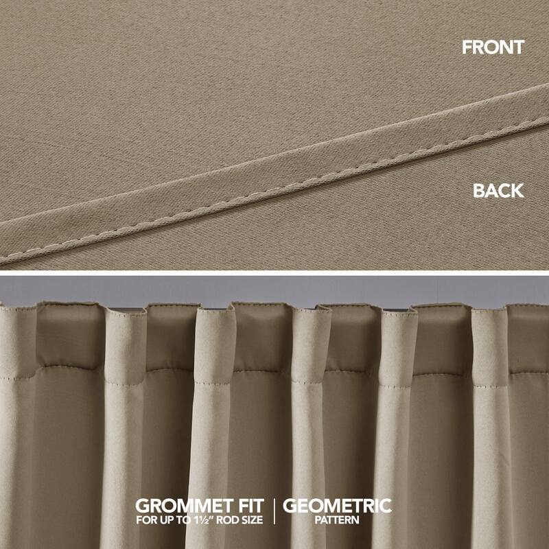 Deconovo Thermal Insulated Blackout 84-inch Curtain (2 Panel) - 52 x 84
