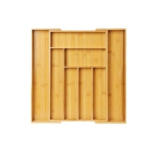 Bamboo Expandable Drawer Organizer - 7.7"x6.7"