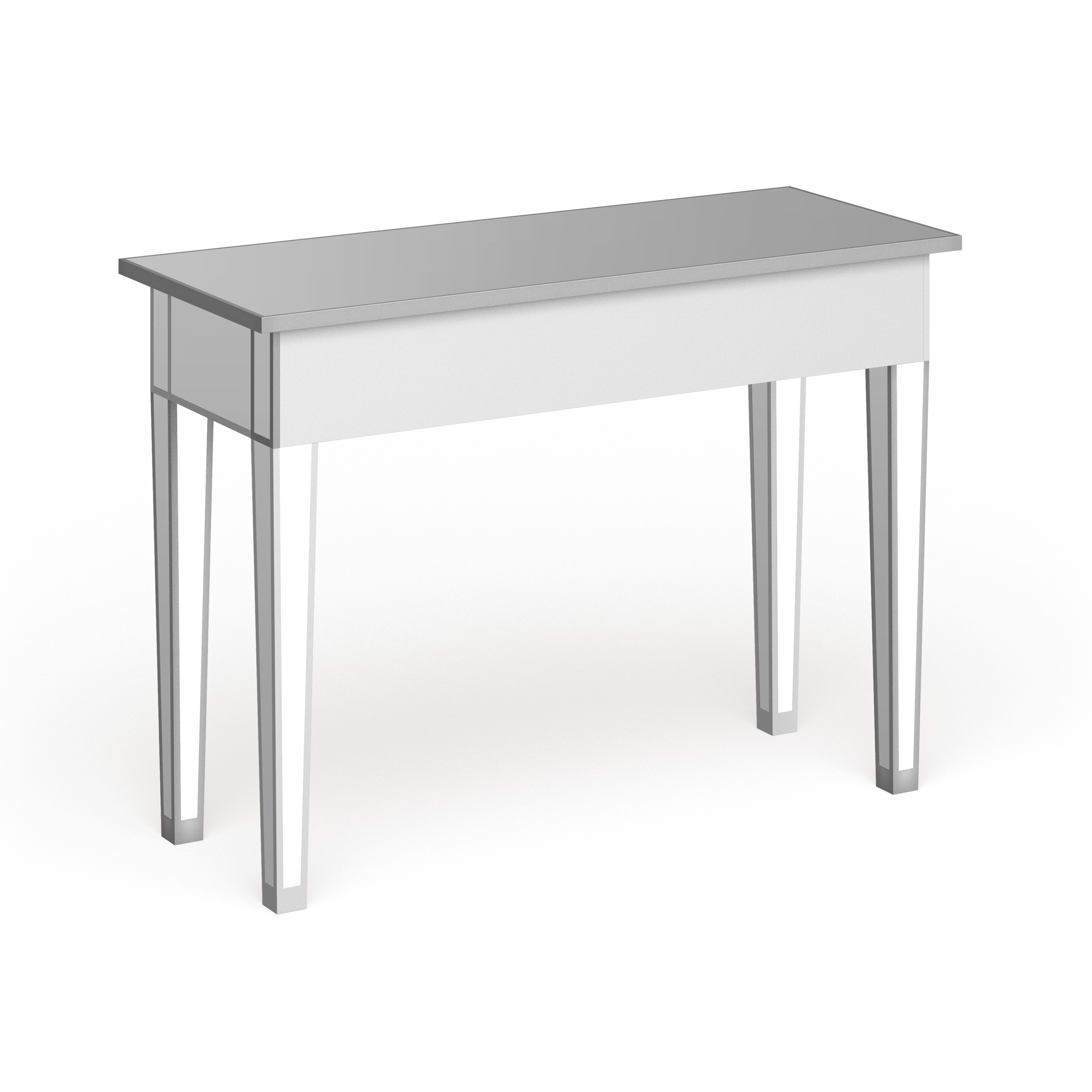 Silver orchid olivia clearance mirrored accent table
