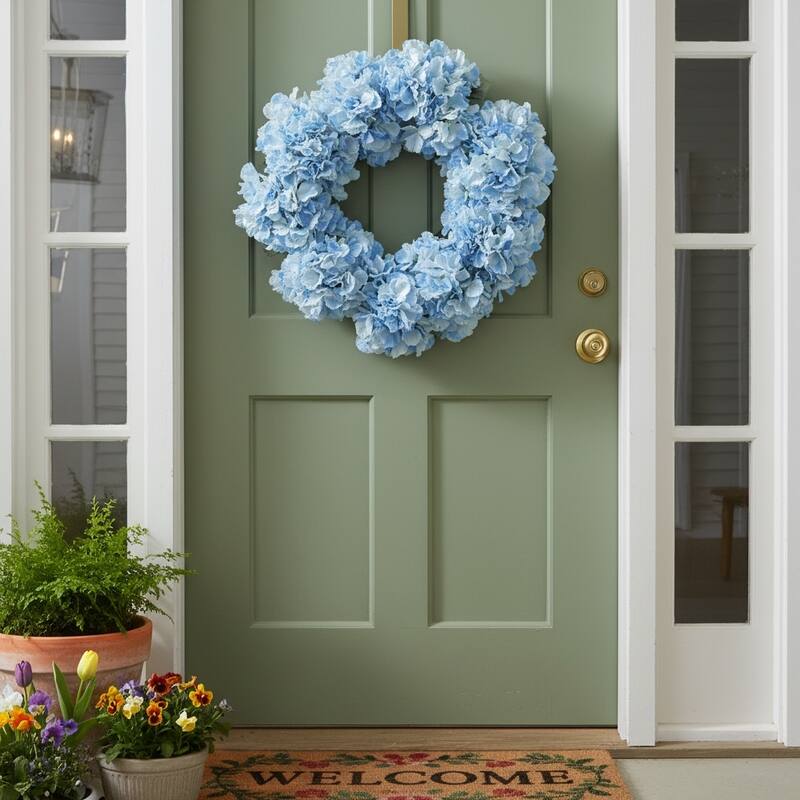 24" Hydrangea Wreath