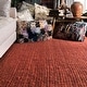 preview thumbnail 37 of 46, Brooklyn Rug Co Delilah Solid Chunky Jute Tassel Area Rug