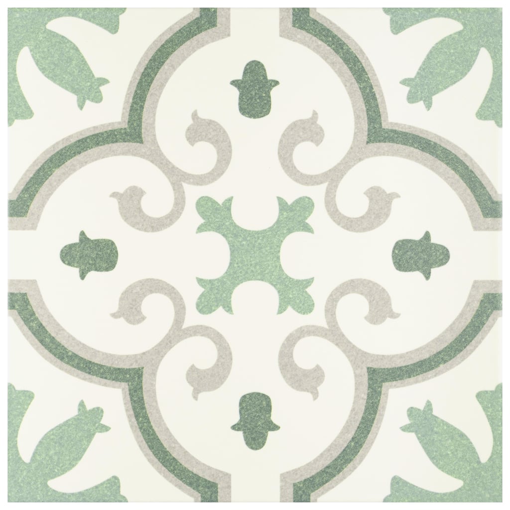 Merola Tile Monteca Green 9-3/4" x 9-3/4" Porcelain Floor and Wall Tile