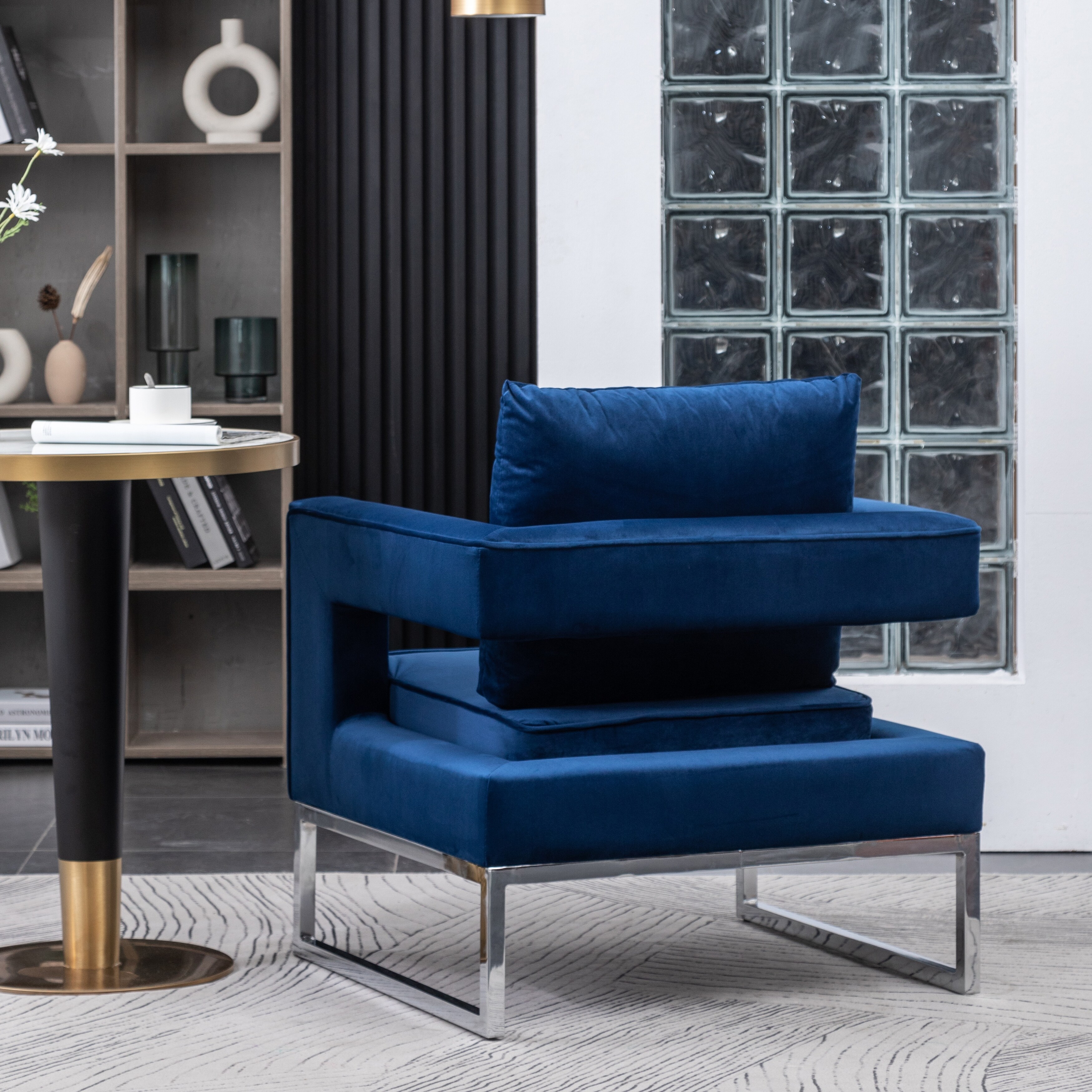 Lenola contemporary upholstered accent arm sales chair