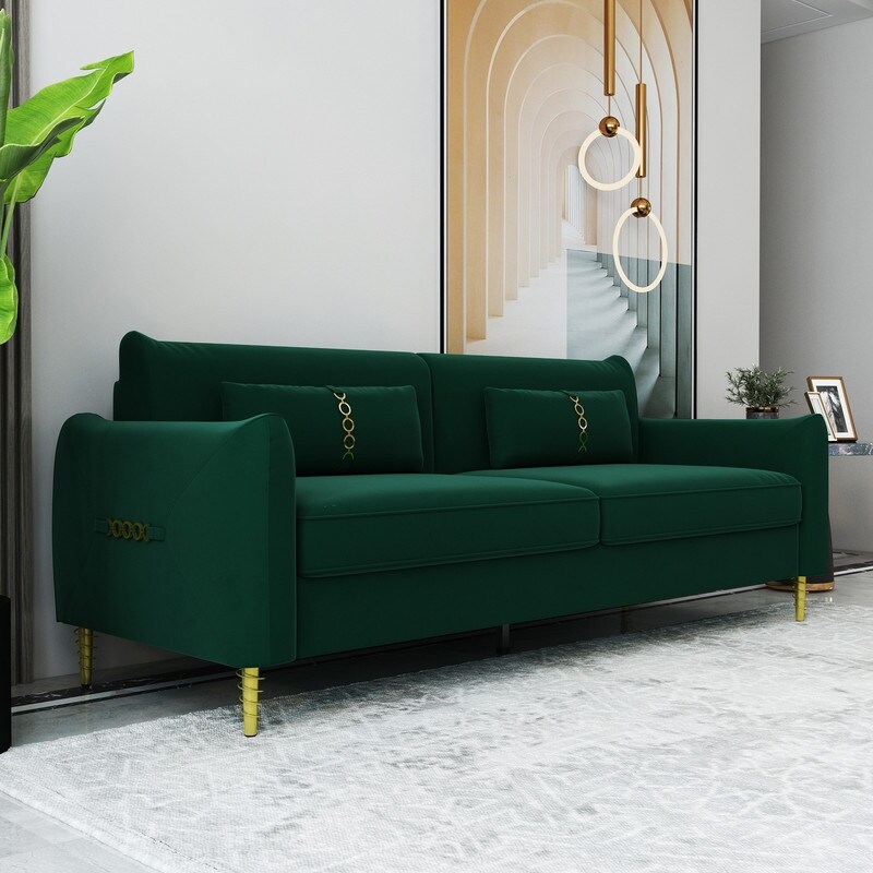 Plush 3 seater discount sofa