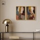 preview thumbnail 42 of 59, Contemplation Dialogue Abstract Art Set Canvas Print by Art Remedy