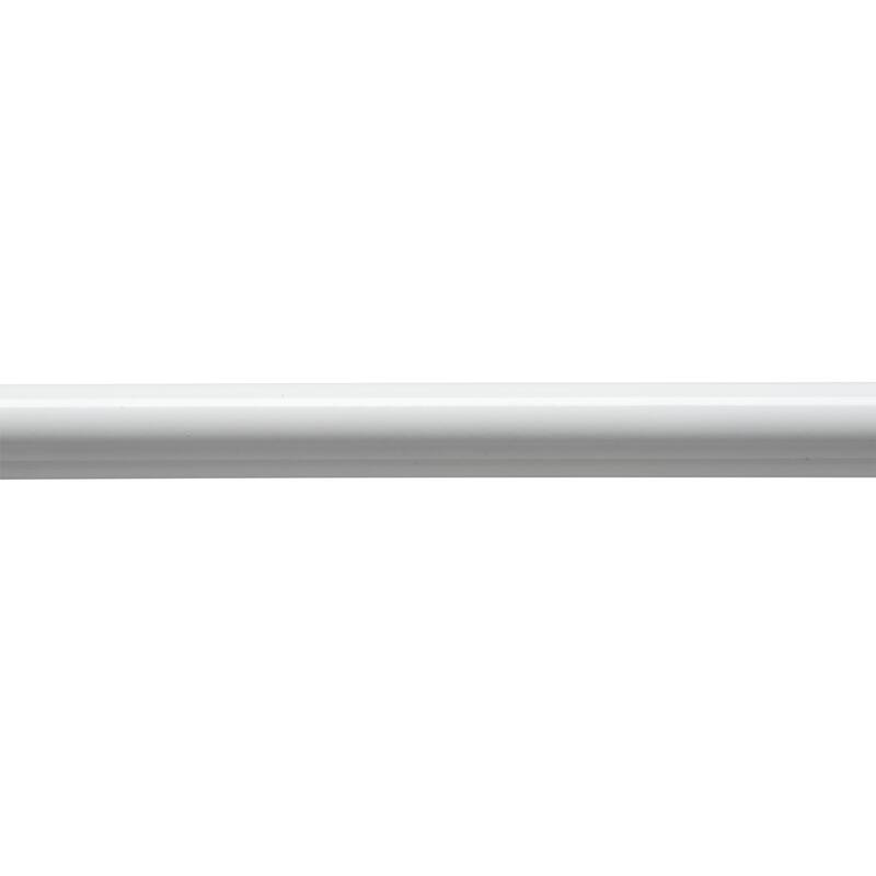 Croydex Self Supporting Telescopic Rod 8'6in in White. - White