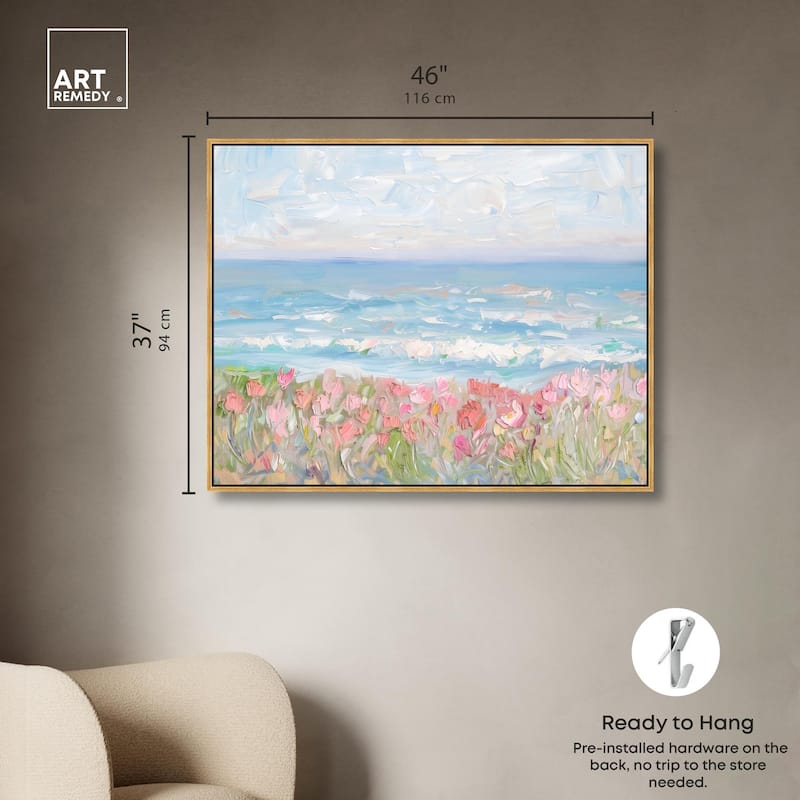 Waves of Peace Canvas by Art Remedy