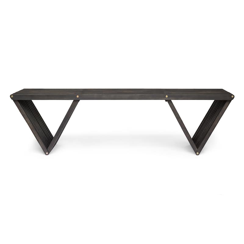 Metropol Outdoor Acacia Wood Bench by Christopher Knight Home