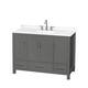 Option Dark Gray, Chrome Trim, Giotto Quartz Top