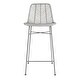 preview thumbnail 4 of 16, Rattan Bar Stool with Metal Frame
