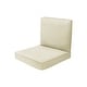 preview thumbnail 65 of 114, Haven Way Universal Outdoor Deep Seat Lounge Chair Cushion Set 23x26 - Vanilla