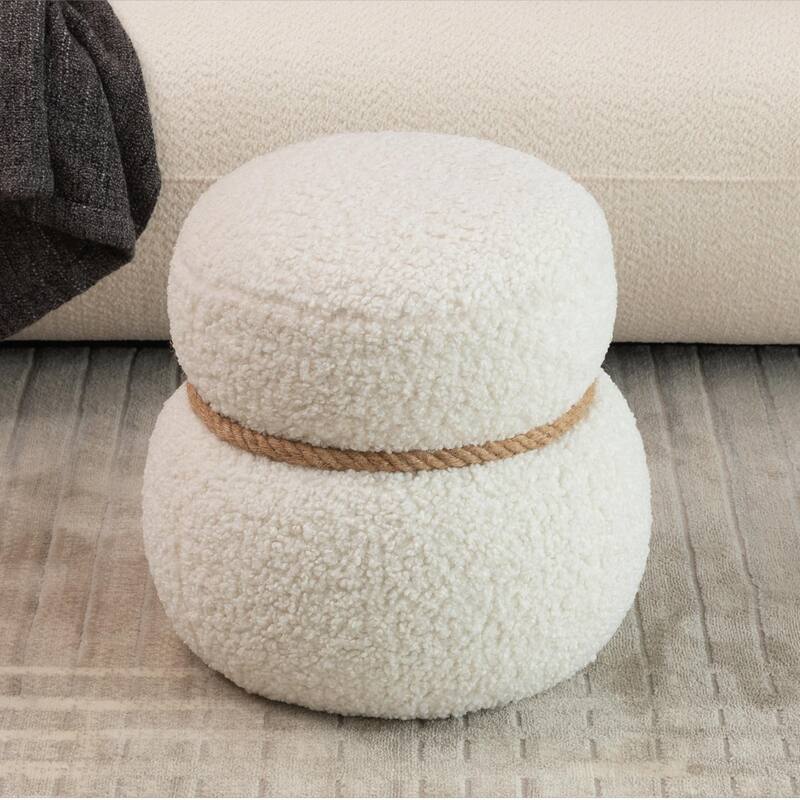 snowman stool, seat body width 14.56 inches, round belly, playful cute, suitable for any space