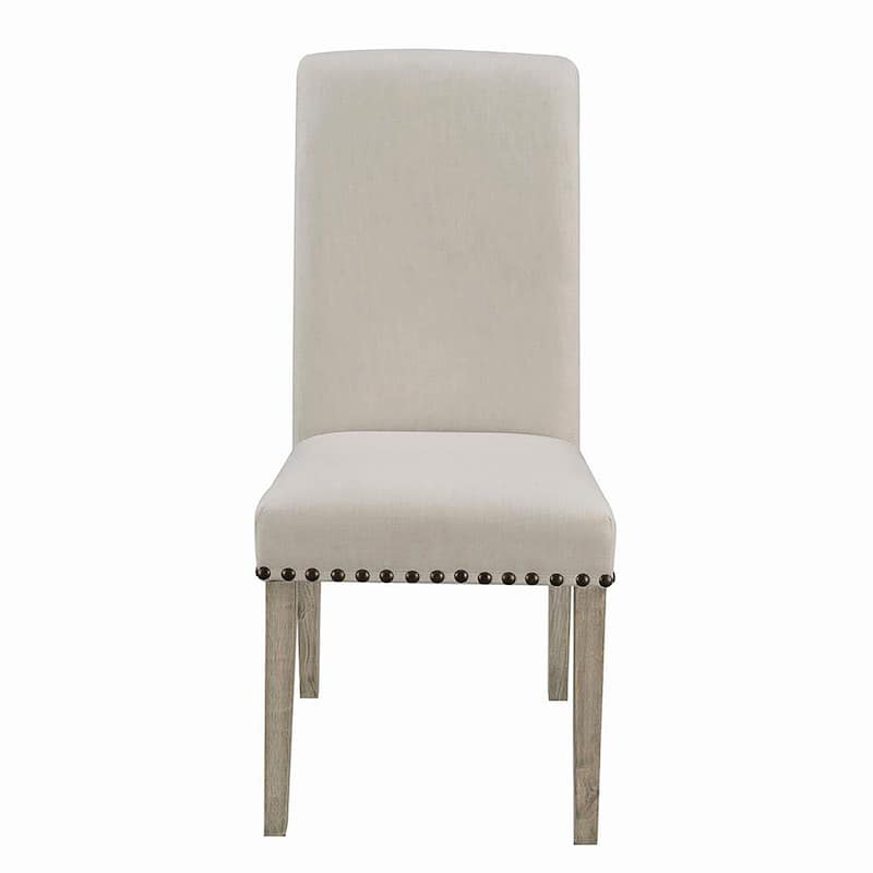Allan Rustic Upholstered Parsons Dining Chairs (Set of 2)