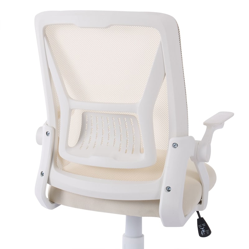 Javlergo Office Chair Mid Back Swivel Lumbar Support Desk Chair, Computer Ergonomic Mesh Chair with Armrest