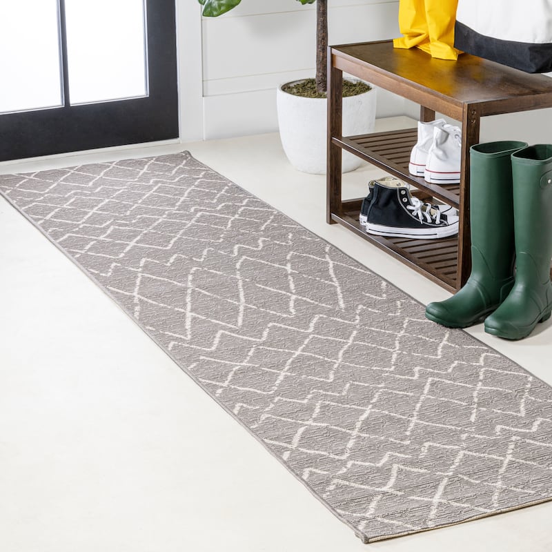 JONATHAN Y Jerash Moroccan Trellis Indoor/Outdoor Area Rug