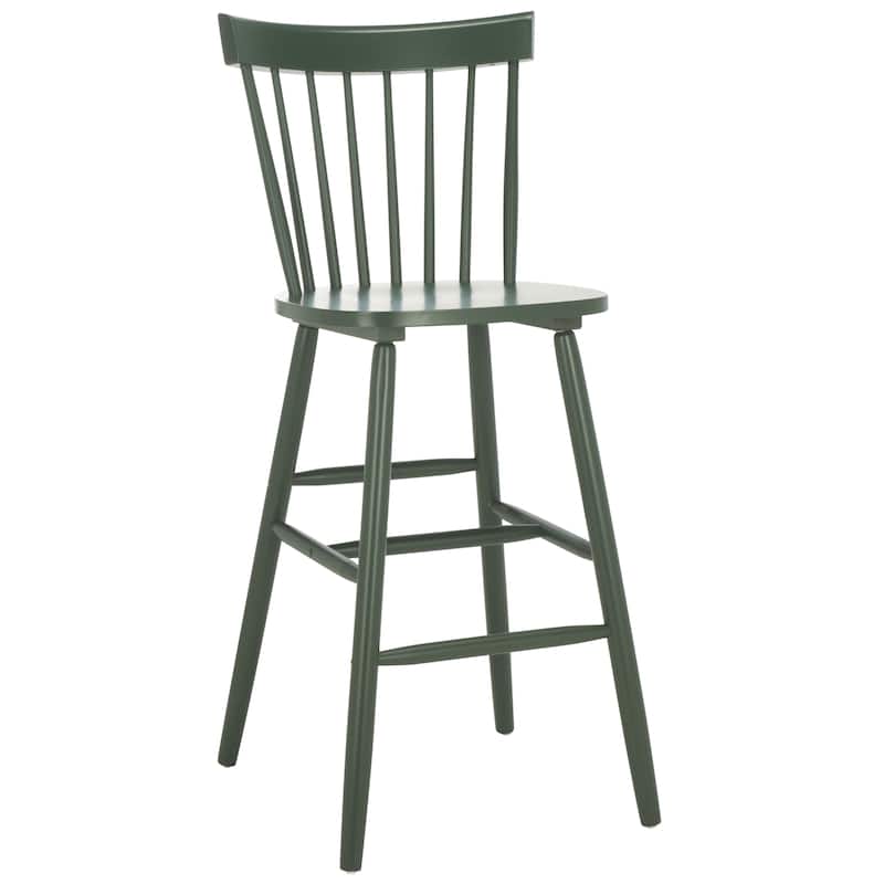 SAFAVIEH Belva 30-inch Spindle Farmhouse Bar Stool (Set of 2) - 20" W x 21" D x 44" H - 20"W x 21"D x 44"H