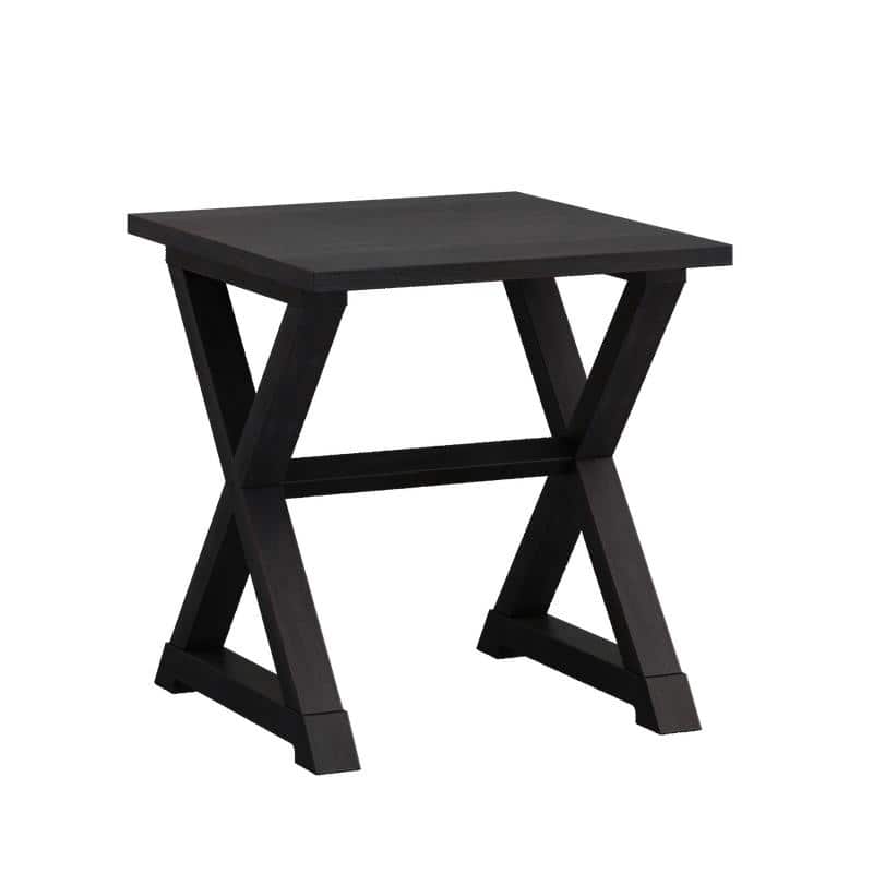 Square Transitional Accent Table, Multi-Functional End Table & Nightstand