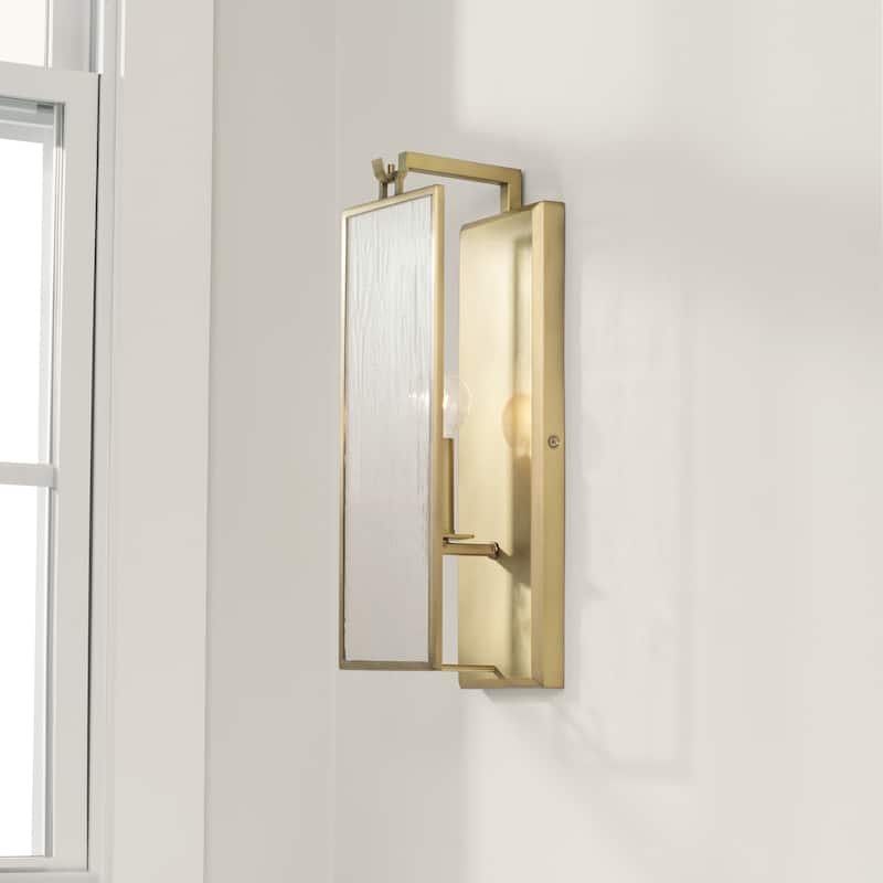 Rylann 1-light Aged Brass Wall Sconce - Aged Brass