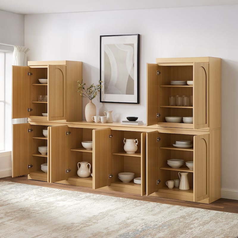 Crosley Marco 3-Piece Sideboard And Pantry Set