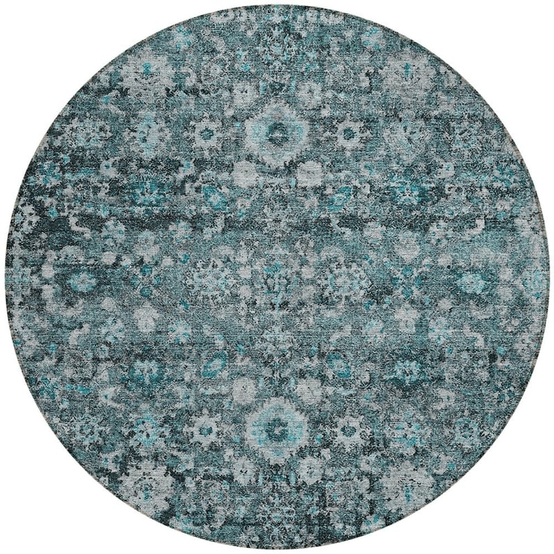 HomeRoots Oriental Traditional Rectangle Outdoor Rug