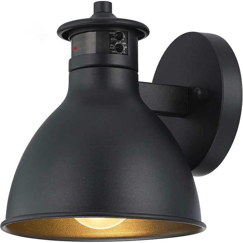 1 pack wall light black patio light metal porch light