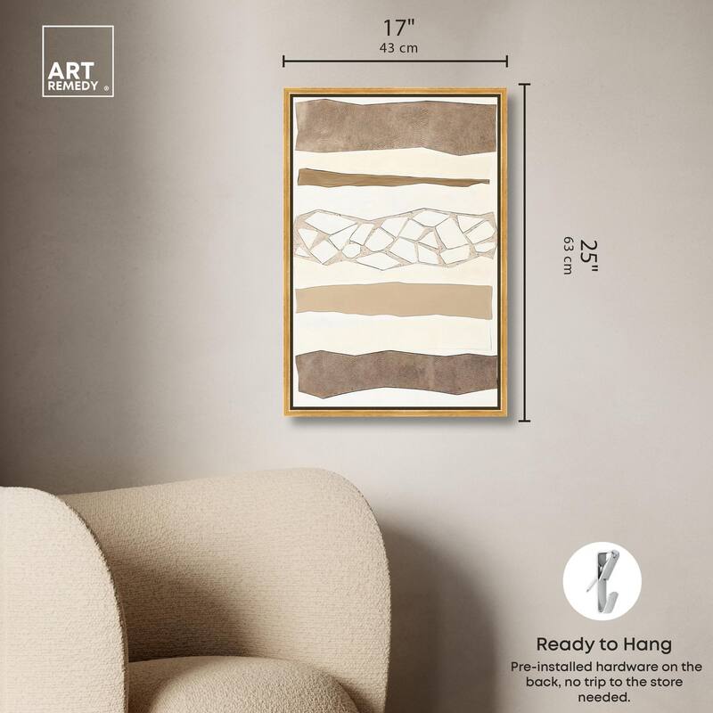 Relief Rifts I Canvas by Art Remedy