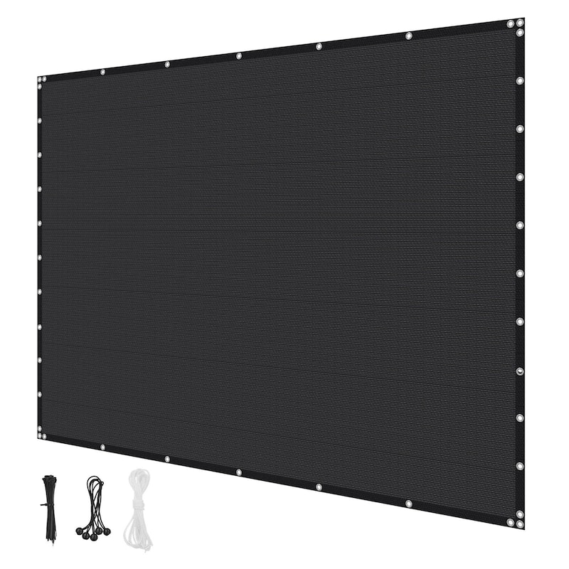 140 GSM HDPE Rectangular Outdoor Shade Cloth with 90%UV Protection Waterproof Sunblock Mesh