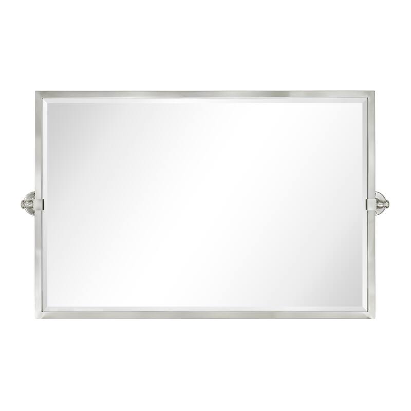 TEHOME Kenti Horizental Rectangle Metal Wall Mirror