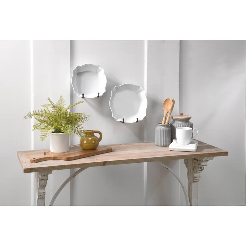 Wall Metal Plate Rack, Set of 4