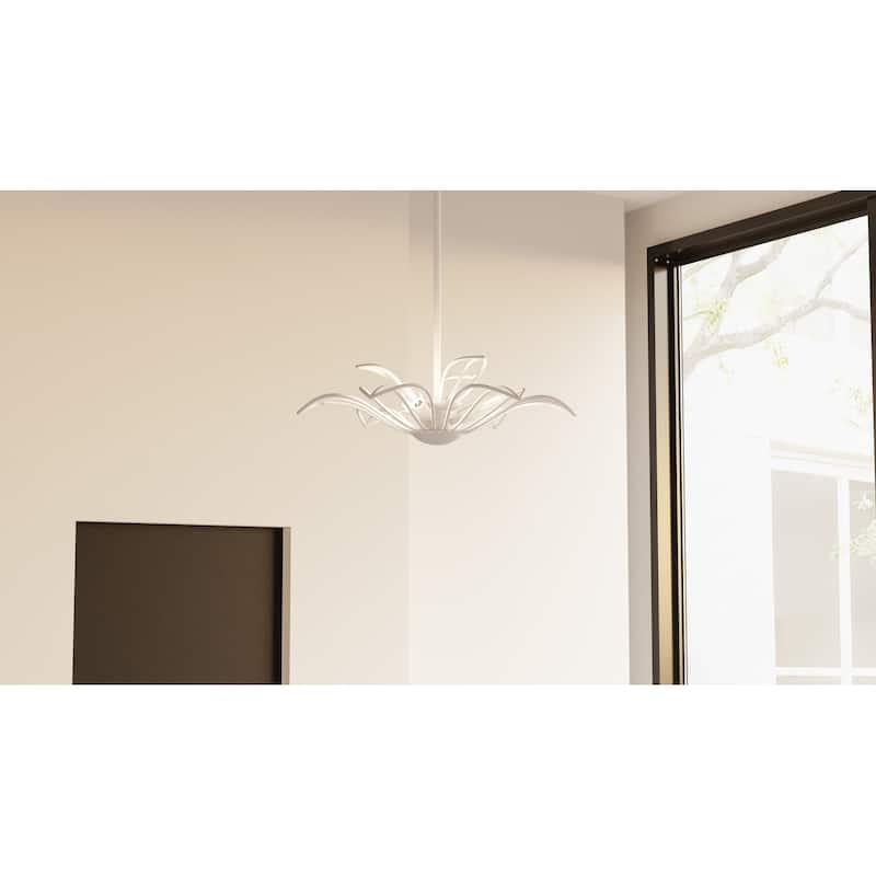 Tallulah 3-Light Sand White Pendant
