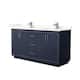 Option Dark Blue / Giotto Quartz Top / Brushed Nickel