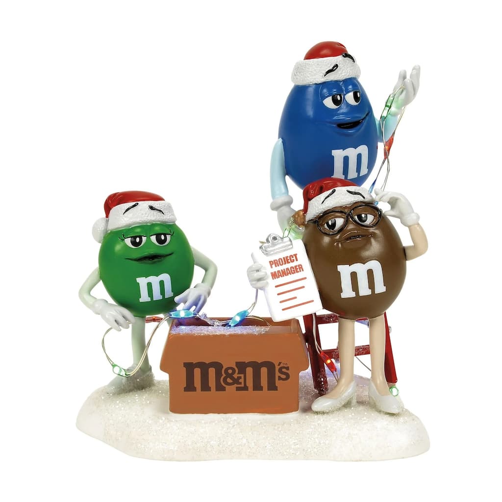 Department 56 North Pole Series Light Duty M&M'S Figurine - 6014747