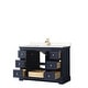 preview thumbnail 10 of 58, Avery 48 Inch Single Vanity, Cultured Marble Top