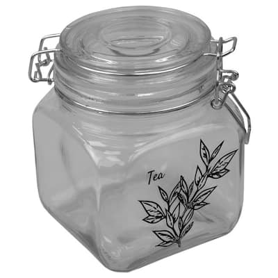 Ludlow 23 oz. Canister with Metal Clasp, Clear