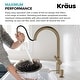 preview thumbnail 29 of 149, Kraus 2-Function 1-Handle 1-Hole Pulldown Sprayer Brass Kitchen Faucet