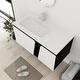 preview thumbnail 23 of 98, Bathroom Vanity With Sink In 32/36/40/84/76/92 Inch, Floating Bathroom Vanity With Soft Close Door