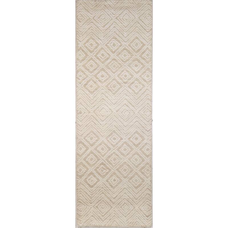 Bashian Naana Beige Transitional Area Rug - 2'6'' X 8' - Beige