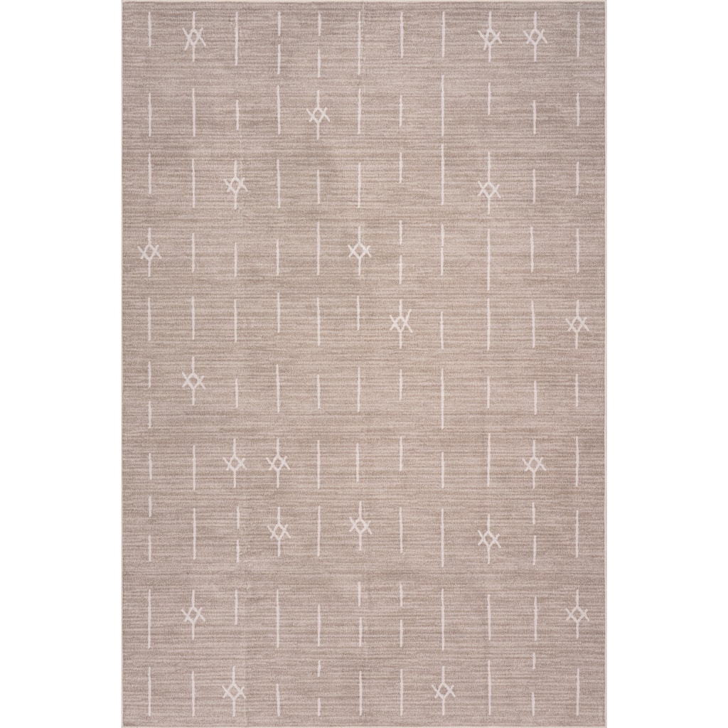 Nuloom Bellara Geometric Washable Rug