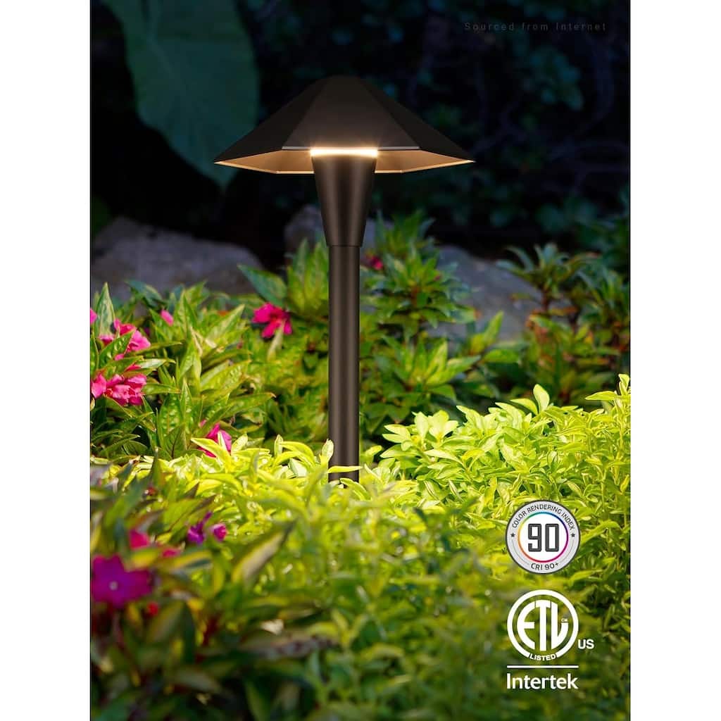 Low Voltage Pathway Landscape Lights, 12-24V AC/DC, IP65 Outdoor Walkway Light, Aluminum