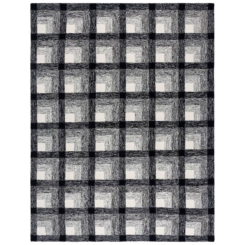 SAFAVIEH Handmade Metro Josien Modern Geometric Wool Rug