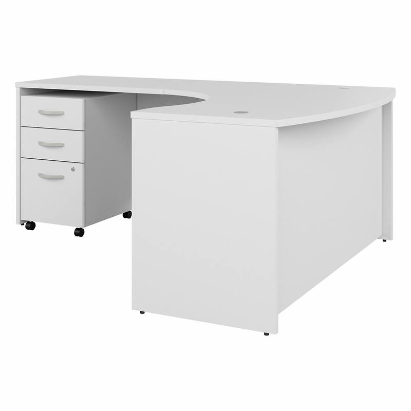Studio C 60W Left Hand L Desk with Drawers by Bush Business Furniture