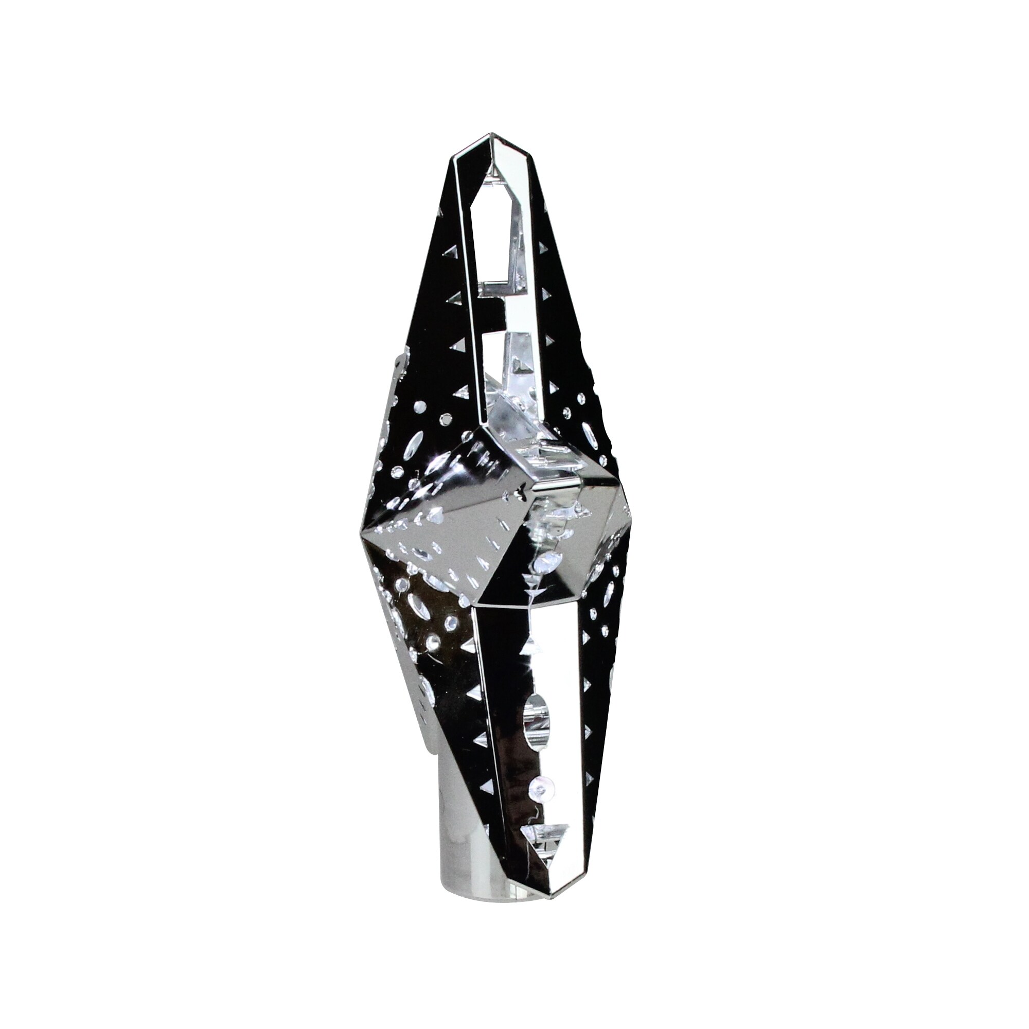 Shop 11 5 Lighted Silver Kaleidoscope Star Christmas Tree Topper