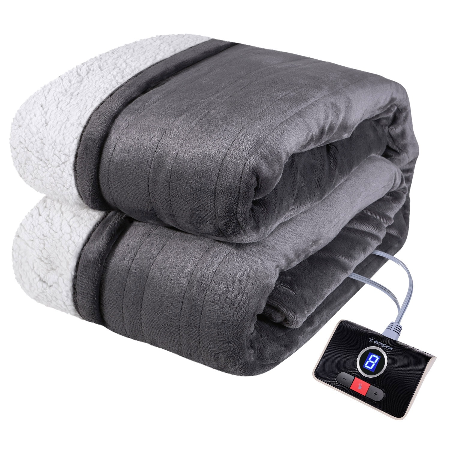 Westinghouse Electric Blanket Queen size, Heated Blanket with Wireless Remote Co