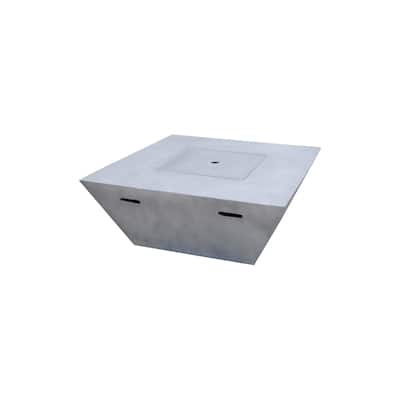Teva Furniture Joshua GRC Firepit with Stainless Steel Burner