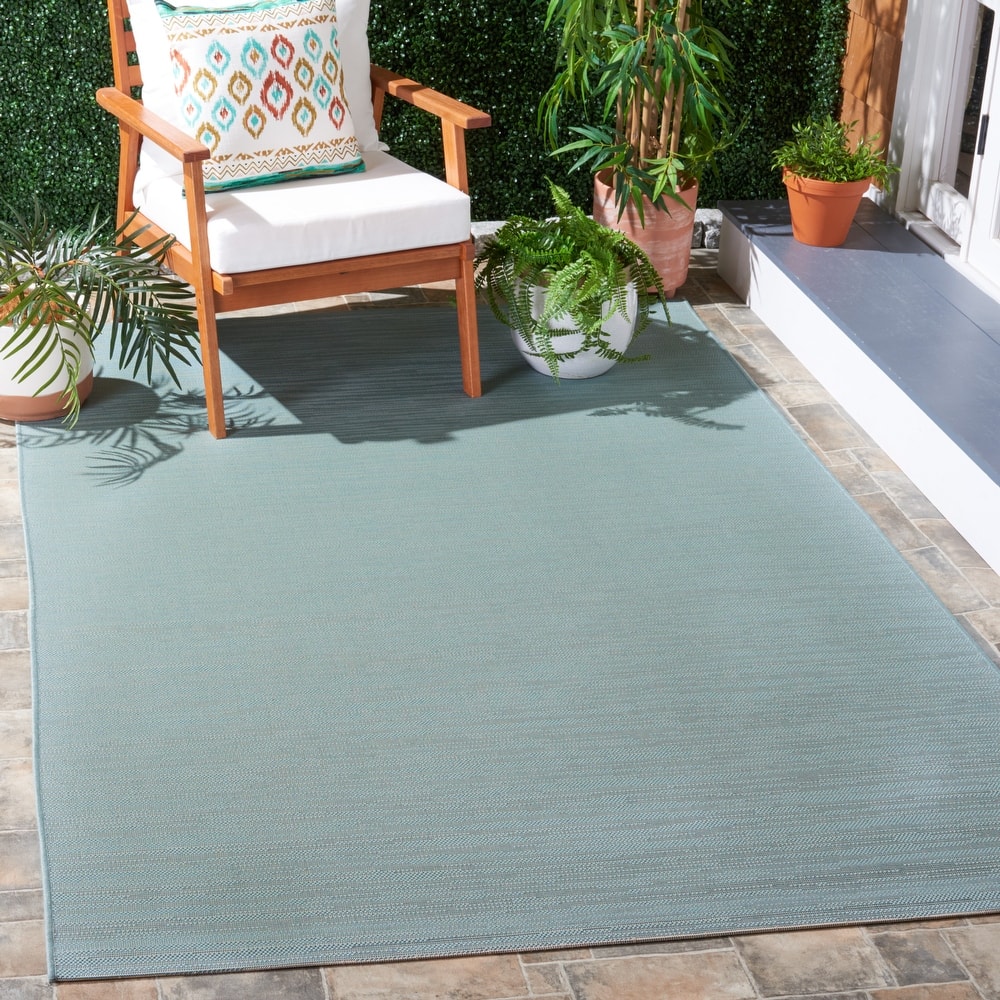 SAFAVIEH Courtyard Laurenske Indoor/ Outdoor Waterproof Patio Backyard Rug