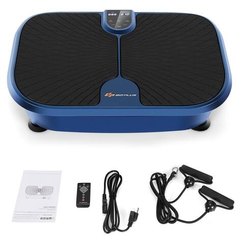 Goplus Mini Vibration Plate FitnessExercise Machinewith