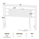 preview thumbnail 30 of 82, Headboards with Storage Shelves, Head Board with Power Outlet and LED Light for Bed Frame