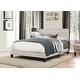preview thumbnail 1 of 3, Hillsdale Furniture Nicole Upholstered Bed, Fog
