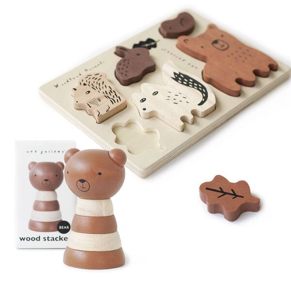 slide 2 of 5, Wee Gallery Woodland Explorer Bundle - Black