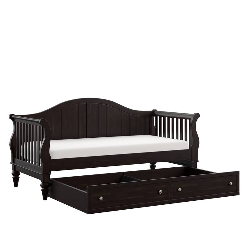 Wallace Traditional Wood Slat Daybed and Trundle by iNSPIRE Q Classic